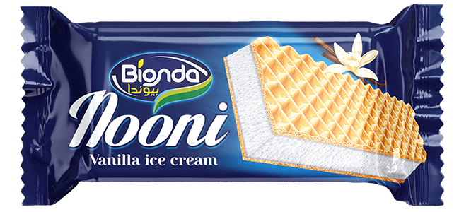 بستنی حصیری وانیلی