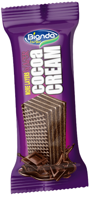 ویفر کاکائویی با کرم کاکائویی